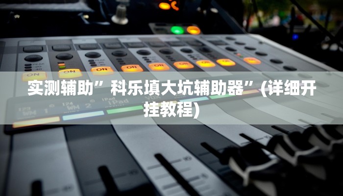 实测辅助”玄龙有挂吗”其实确实有挂