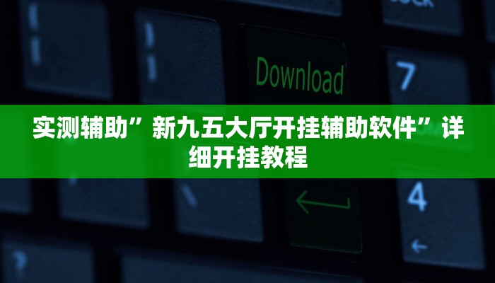 实测辅助”新九五大厅开挂辅助软件”详细开挂教程