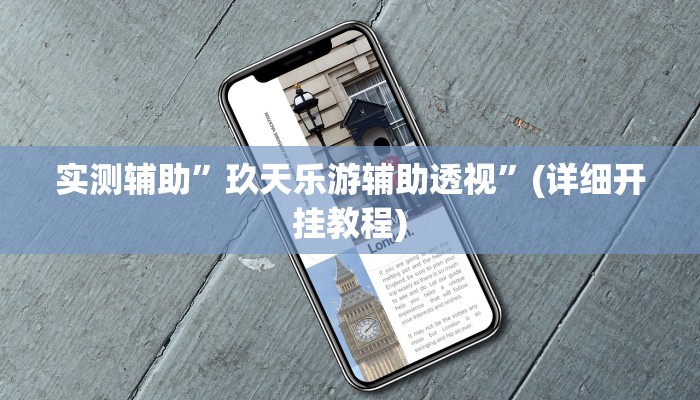 实测辅助”玖天乐游辅助透视”(详细开挂教程)