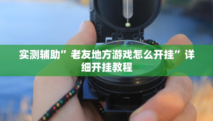 实测辅助”老友地方游戏怎么开挂”详细开挂教程