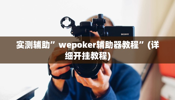 实测辅助”wepoker辅助器教程”(详细开挂教程)