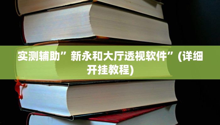 实测辅助”新永和大厅透视软件”(详细开挂教程)