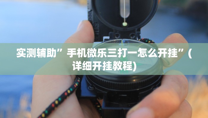 实测辅助”手机微乐三打一怎么开挂”(详细开挂教程)