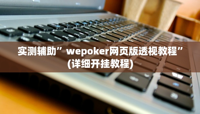 实测辅助”wepoker网页版透视教程”(详细开挂教程)