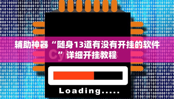 辅助神器“随身13道有没有开挂的软件”详细开挂教程