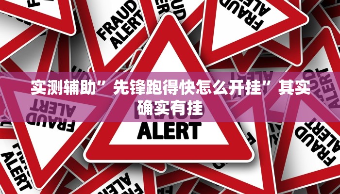 实测辅助”先锋跑得快怎么开挂”其实确实有挂