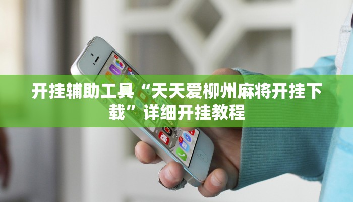 开挂辅助工具“天天爱柳州麻将开挂下载”详细开挂教程