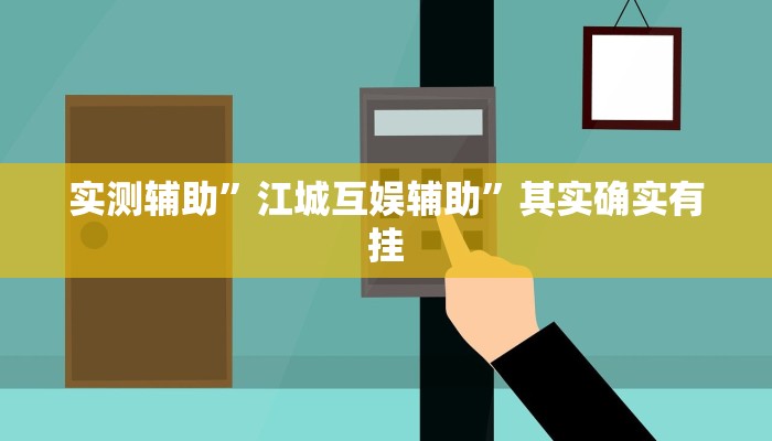 实测辅助”江城互娱辅助”其实确实有挂