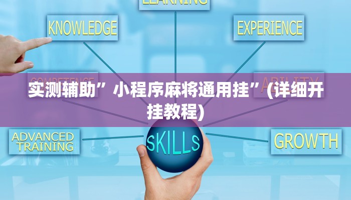 实测辅助”小程序麻将通用挂”(详细开挂教程)