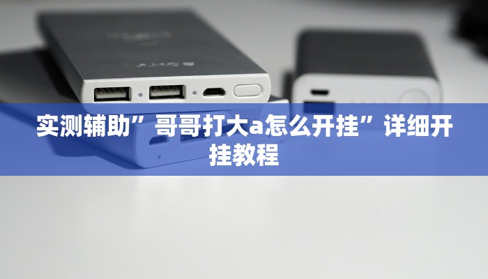 实测辅助”哥哥打大a怎么开挂”详细开挂教程