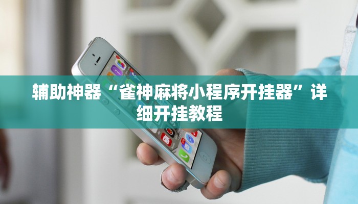 辅助神器“雀神麻将小程序开挂器”详细开挂教程