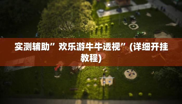 实测辅助”欢乐游牛牛透视”(详细开挂教程)