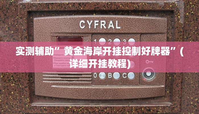 实测辅助”黄金海岸开挂控制好牌器”(详细开挂教程)
