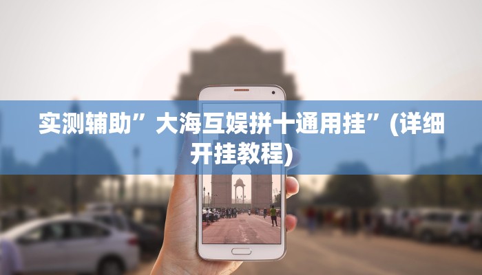 实测辅助”大海互娱拼十通用挂”(详细开挂教程)