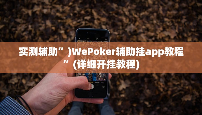 开挂辅助工具“同城跑胡子合集有没有挂”详细开挂教程