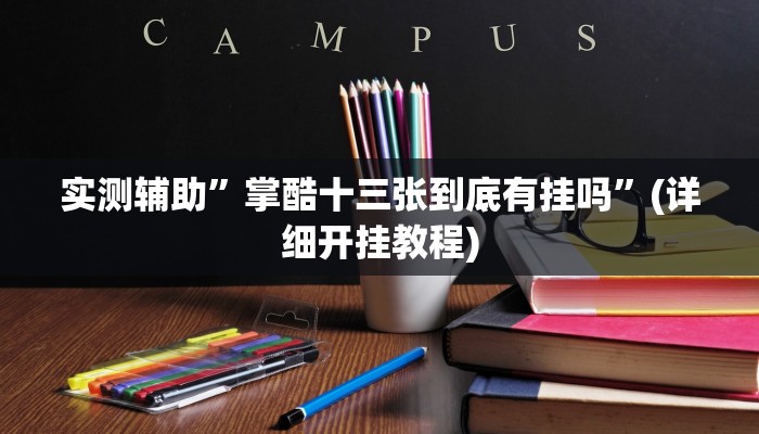 实测辅助”掌酷十三张到底有挂吗”(详细开挂教程)