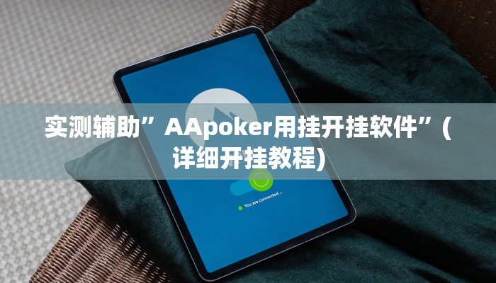 实测辅助”AApoker用挂开挂软件”(详细开挂教程)
