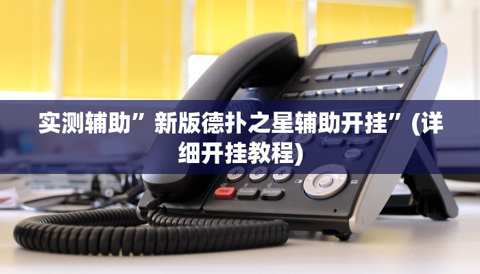 实测辅助”新版德扑之星辅助开挂”(详细开挂教程)