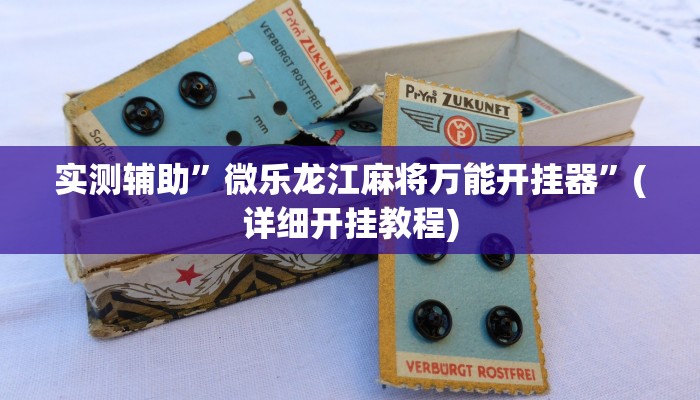 实测辅助”微乐龙江麻将万能开挂器”(详细开挂教程)