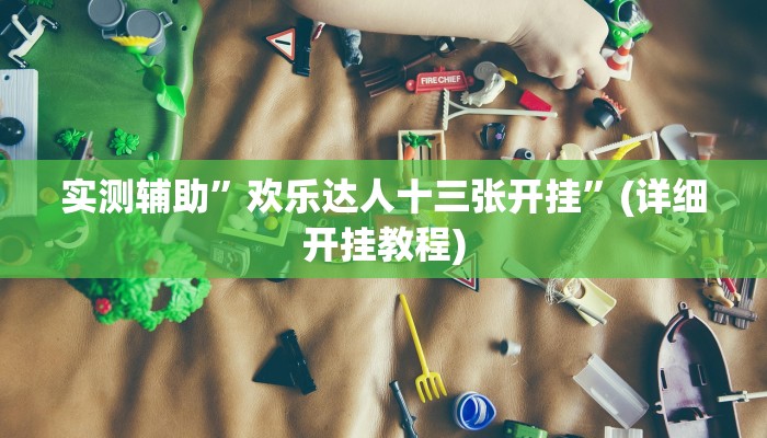 实测辅助”欢乐达人十三张开挂”(详细开挂教程)