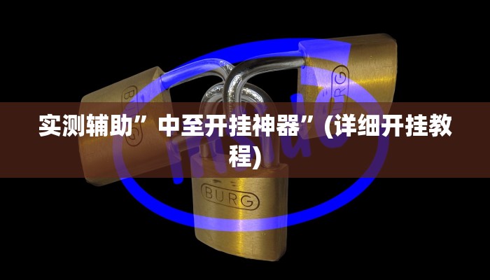 实测辅助”中至开挂神器”(详细开挂教程)