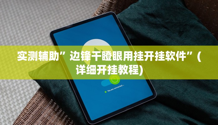 实测辅助”边锋干瞪眼用挂开挂软件”(详细开挂教程)