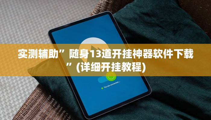 实测辅助”随身13道开挂神器软件下载”(详细开挂教程)