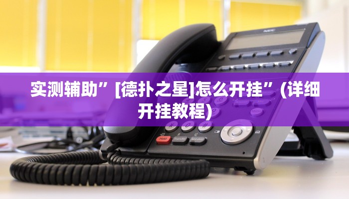 实测辅助”[德扑之星]怎么开挂”(详细开挂教程)