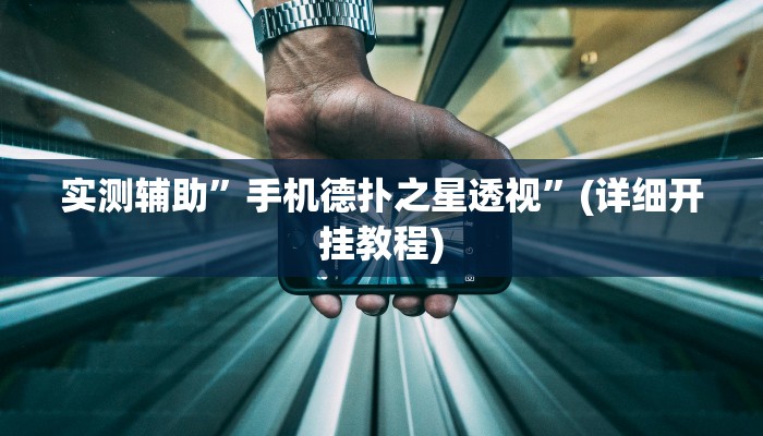 实测辅助”手机德扑之星透视”(详细开挂教程)