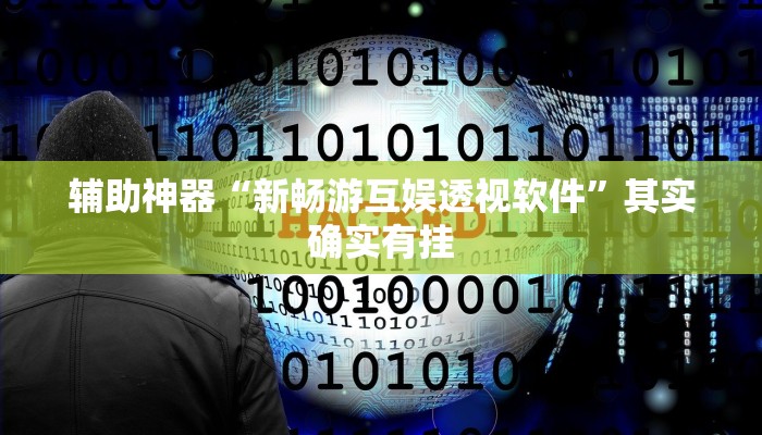 辅助神器“新畅游互娱透视软件”其实确实有挂