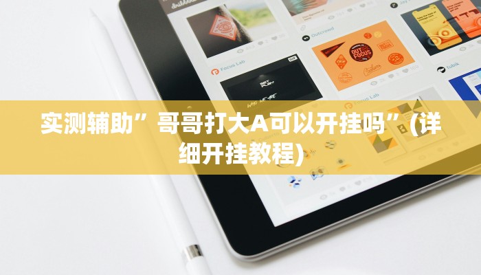 实测辅助”哥哥打大A可以开挂吗”(详细开挂教程)