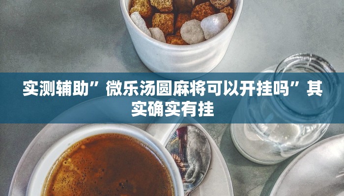 实测辅助”微乐汤圆麻将可以开挂吗”其实确实有挂